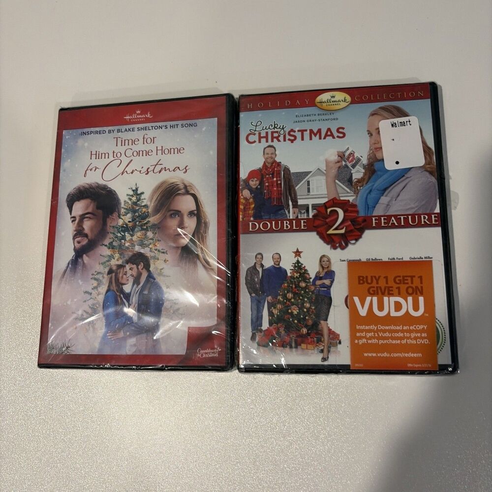 Hallmark Channel Christmas Dvd Set Of 2